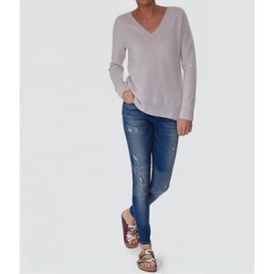 True Religion Halle Mid Rise Super Skinny Jeans